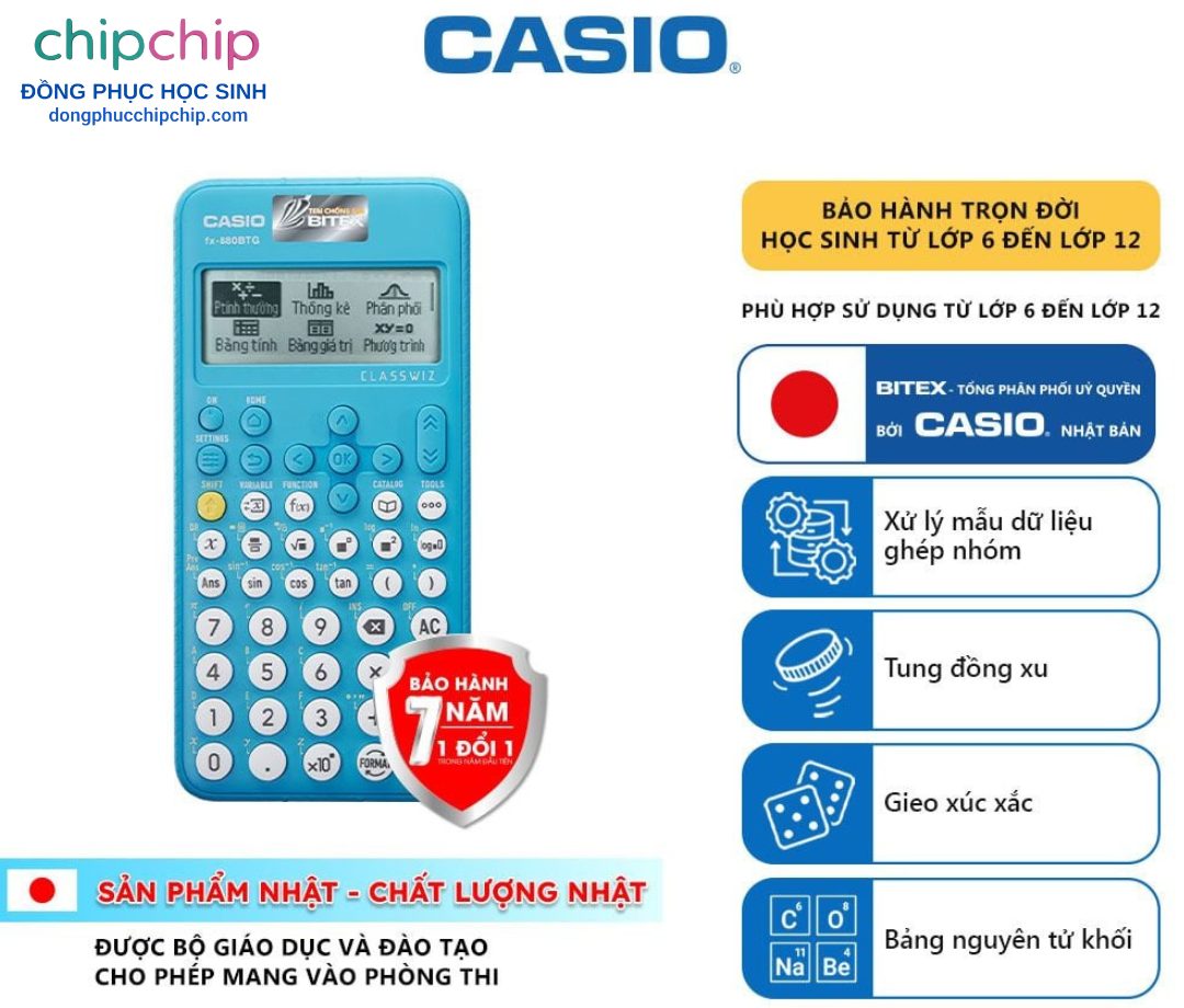 May tinhCASIO fx 880BTG