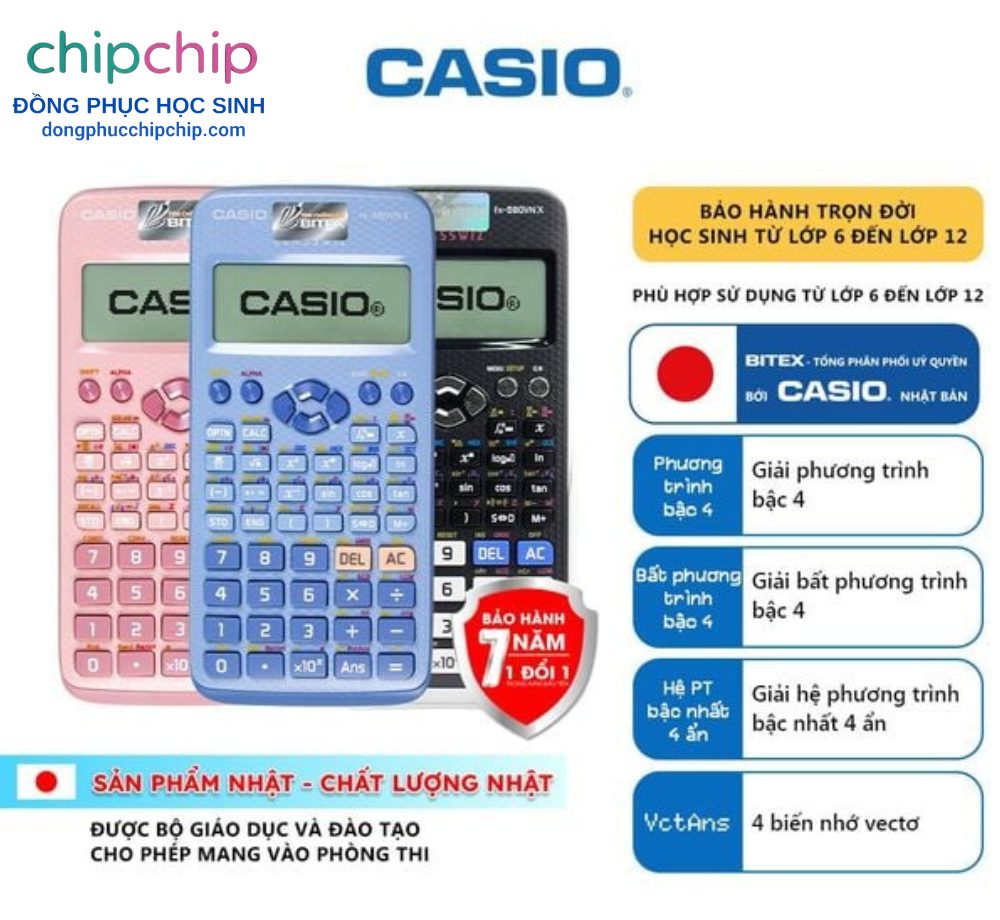Tổng quan về Casio fx-580VN X